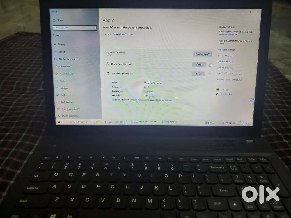 Lenovo I5 4th gen 8GB RAM & 1 TB Storage