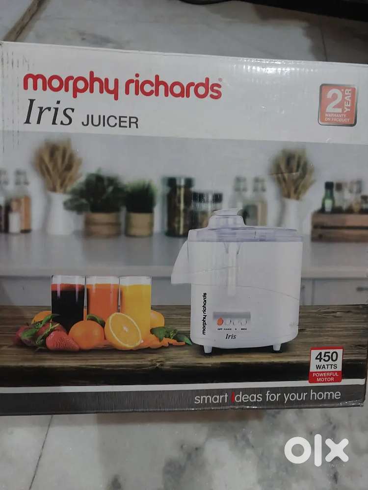 Morphy juicer 450 watts 2 year  warranty seelpack mrp 3005 Sale 2100