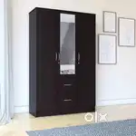 Brand New 3 Door Wardrobe Finish Colour - Natural Wenge