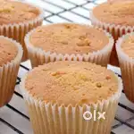 Cake and pups (cup cake, black-white-red forest,puding cake,..