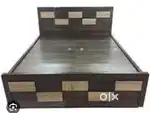 Thursday sale buy new double bed with box -6500/-Emi bhi