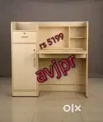 New full size wooden kids study table with cabinet drawer with huge