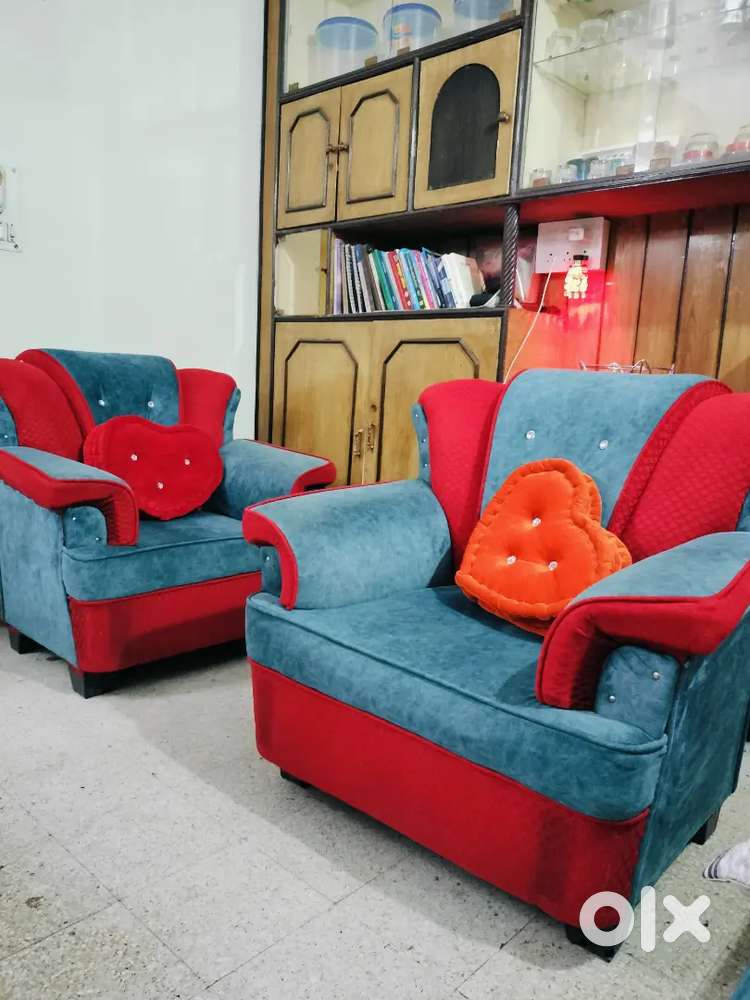 2 Wooden Chair Modern Sofa, Hall