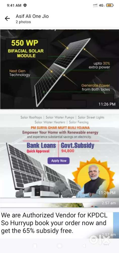 Solar available