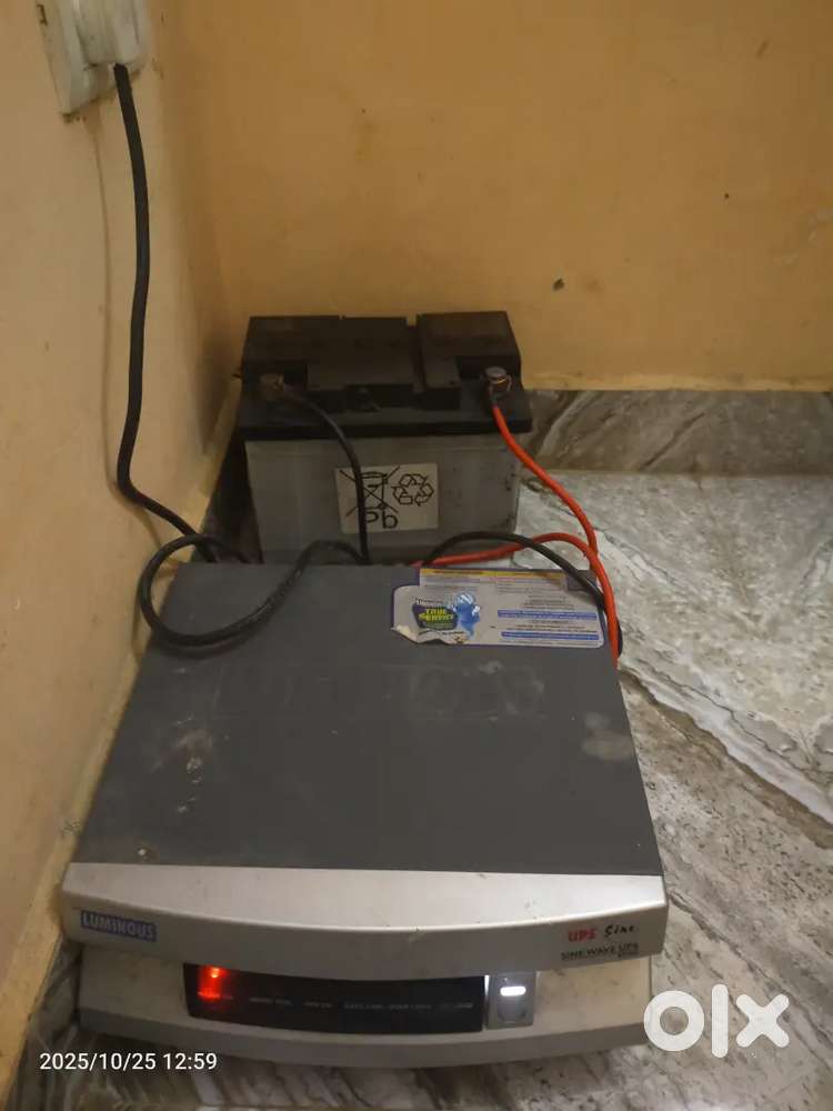 INVERTER 875VA and 55AH BATTERY