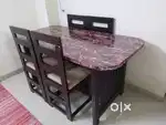 4 seater dining table wooden