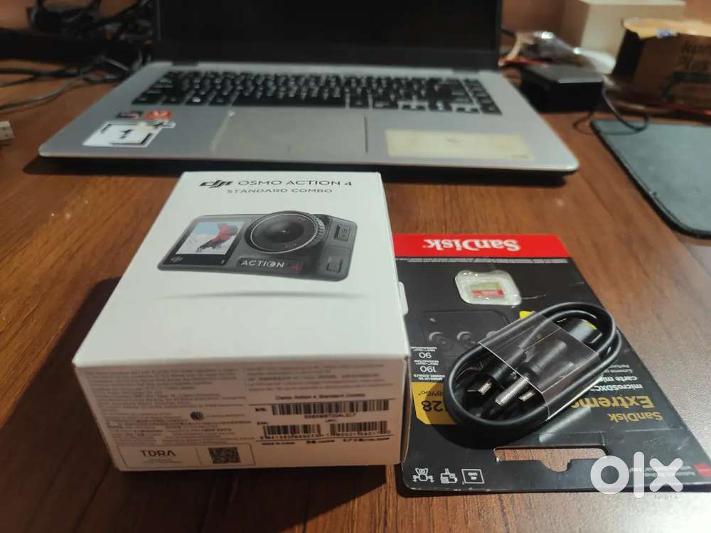 DJI action 4 with memory card