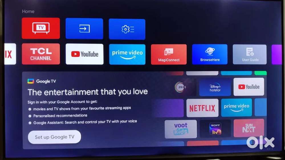TCL 4K QLED 50 INCH TV HIGH RESOLUTION NEW CONDITION