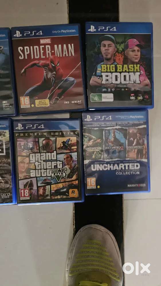 Ps4 games cd All unused 8cds all together