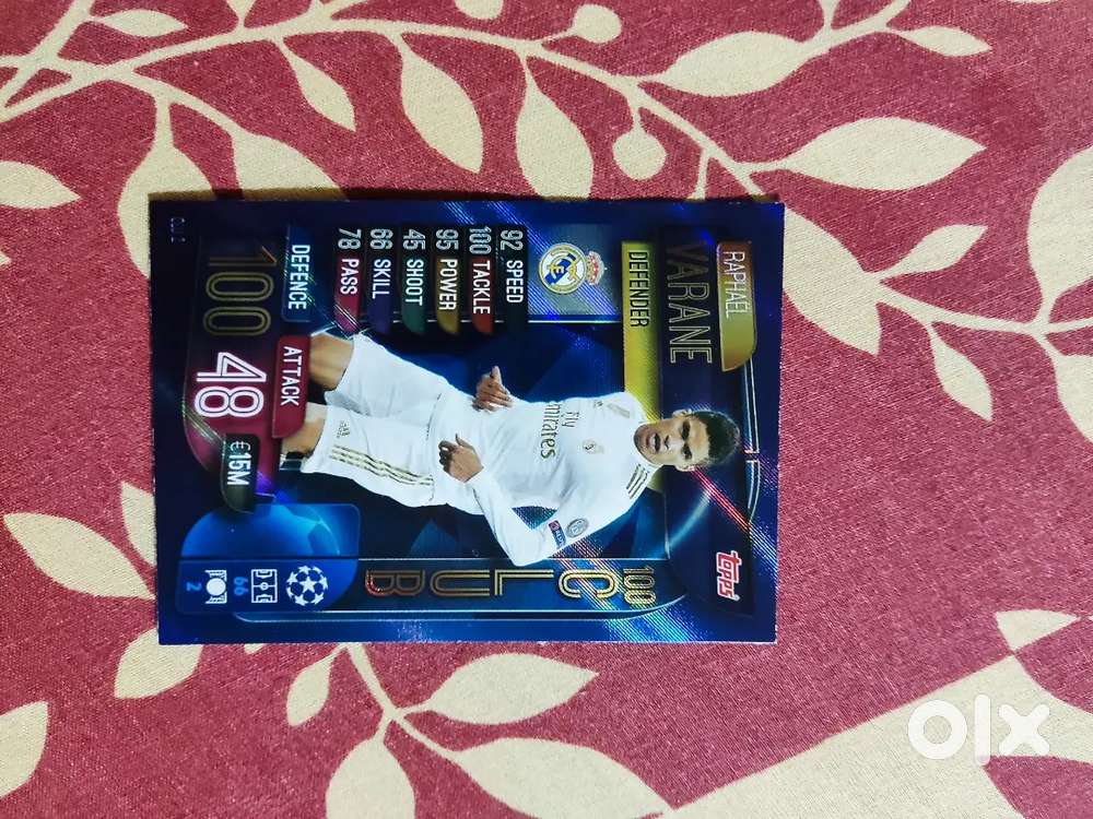 VARANE FOOTBALL CARD