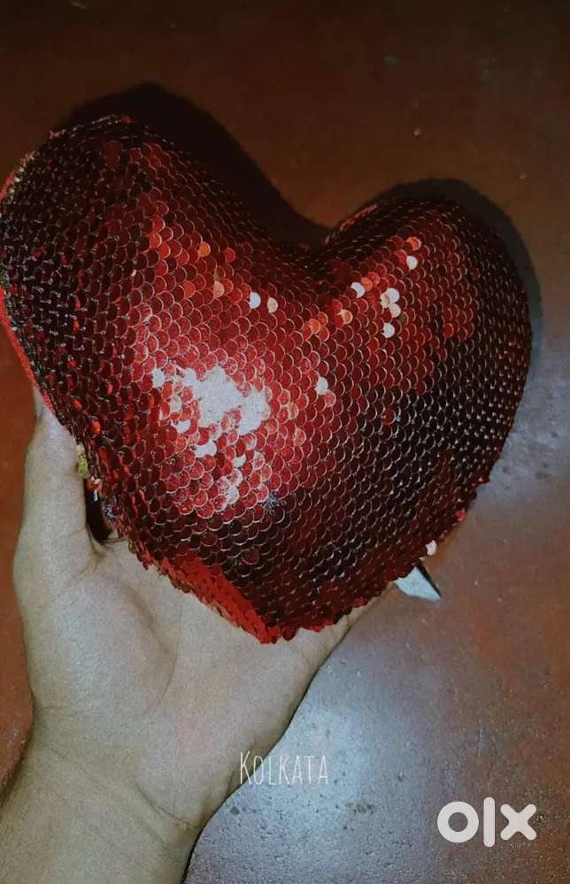 A  two colour pink heart