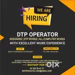 DTP Operator/Graphic Designer/ CSC Centre Operator