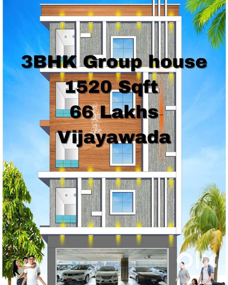 3BHK Group house in Indira nayak nagar