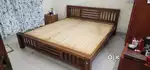 Kingsize cot wooden  big cot