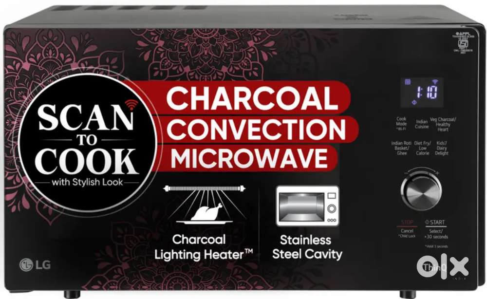 LG thinQ microwave oven