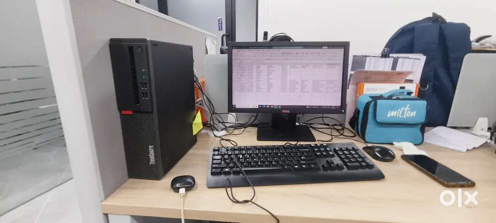 Lenovo pc i5 8th 8gb256gb 19 in LED keyboard mouse total set goodwork