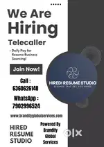 Telecaller Wanted – Daily Pay for Resume Business Sourcing!