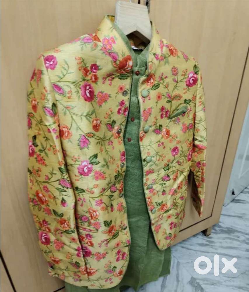 Kurta pyjama and bundi 3 in 1