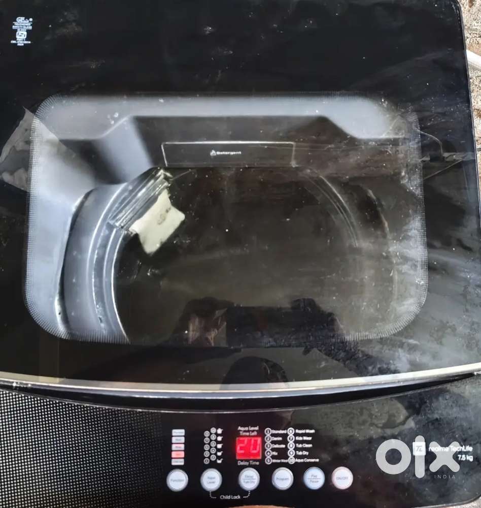 Real me 7.5 kg Fully Automatic Washing Machine Excellent Condition
