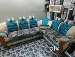 L sofa & cover for sale