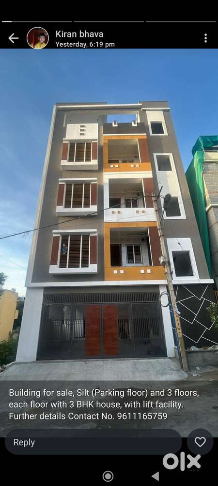 Ground plus 3 floor independent home with rental upto 90 thousand .