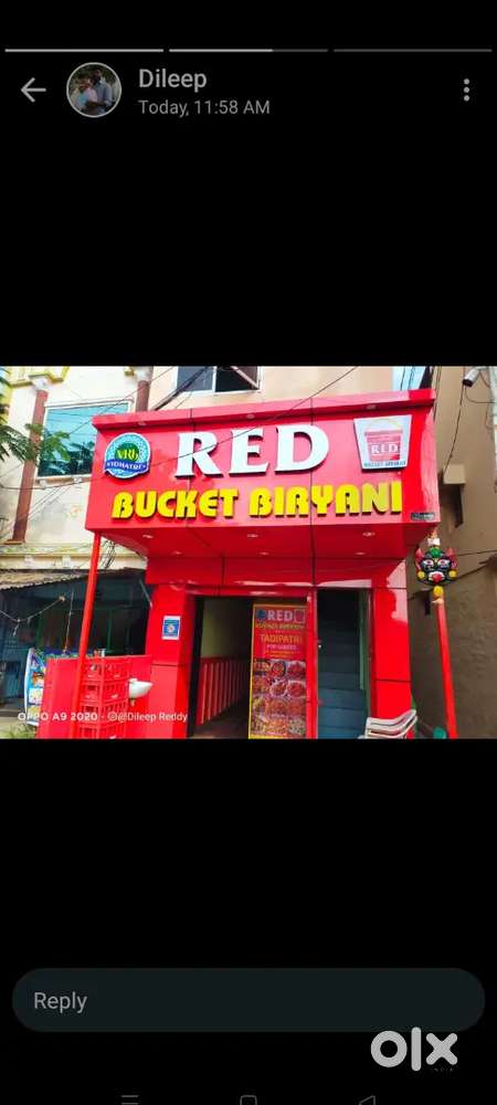 Red bucket biryani