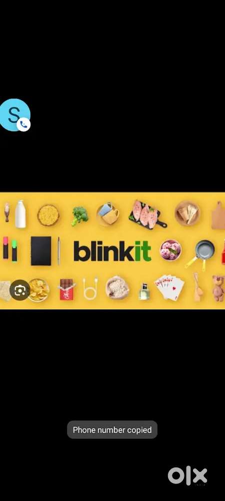 Hiring for Kolkata blinkit delivery boy job