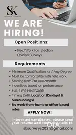 Field Workers for Election Opinion Surveys