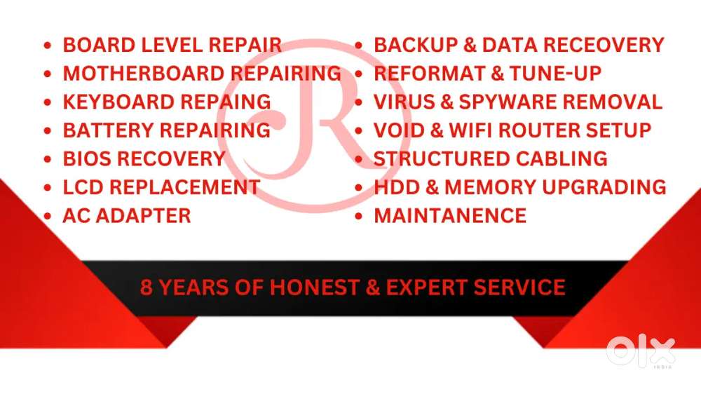 Laptop on rental, sales and service