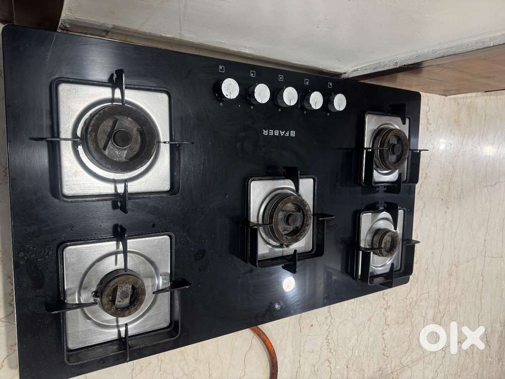 FABER GLASS TO 5 burner stove