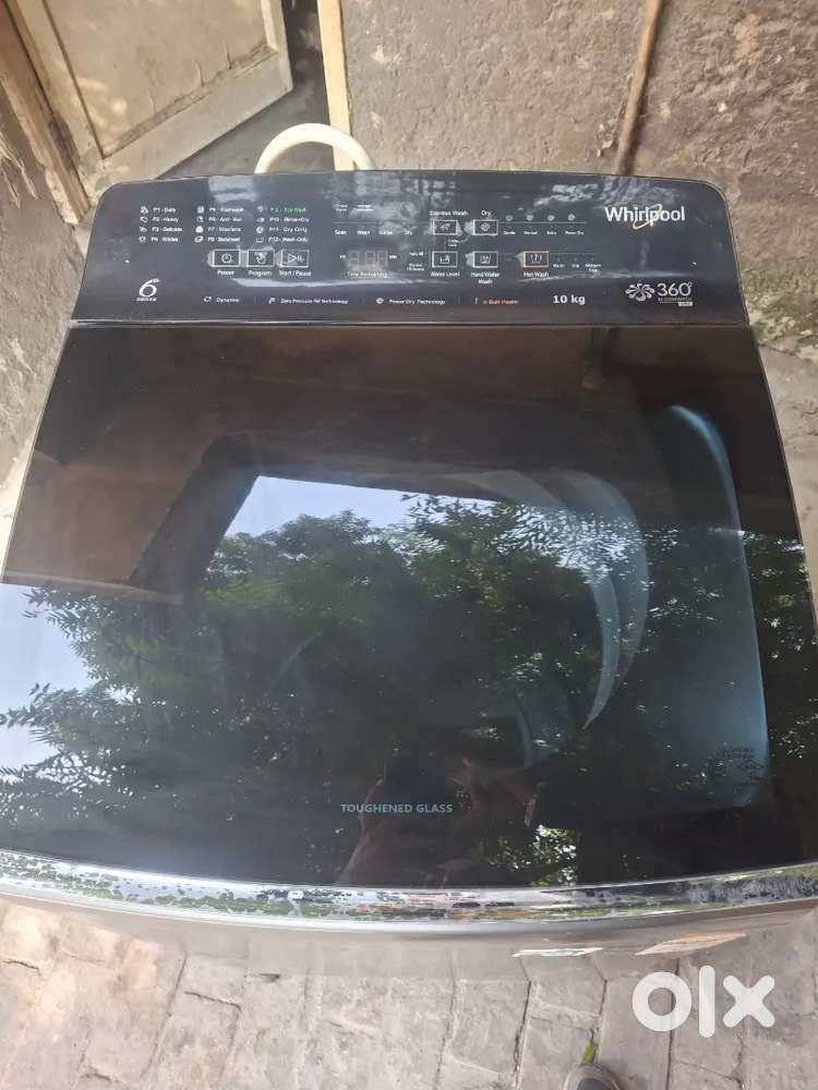 Whirlpool 10kg full automatic washing machine new condition