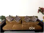 Title: 8-Seater Sofa Set with Center & Corner Table – Good Condition