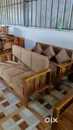 WOODEN SOFA