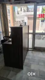 New Reception counter, boss chair , chair , sethi