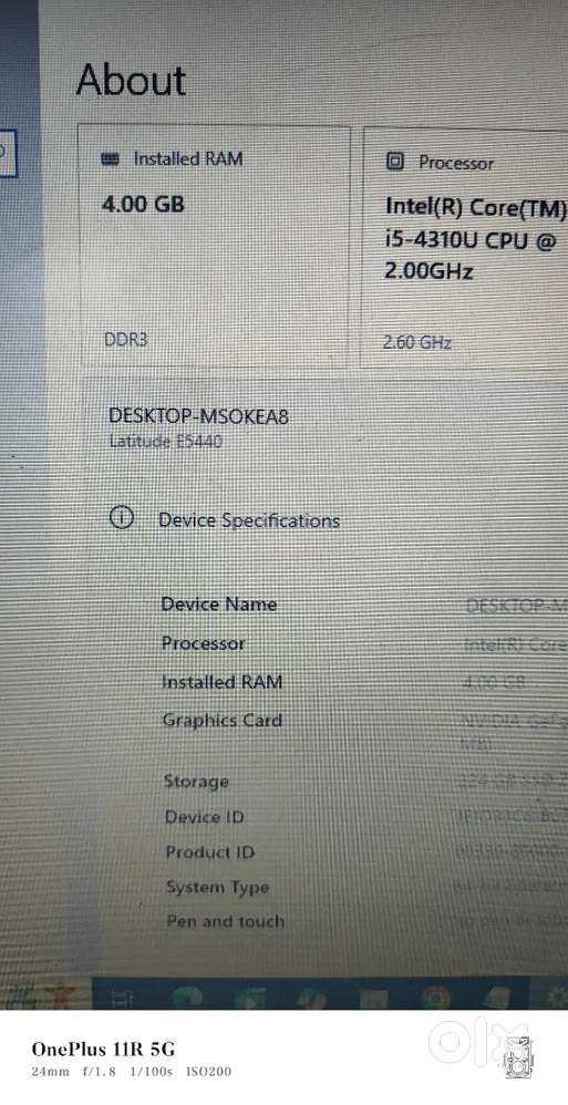 Dell e5440 ( 11000 ) only