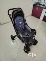 LuvLap Galaxy Baby Stroller/Pram (Blue)