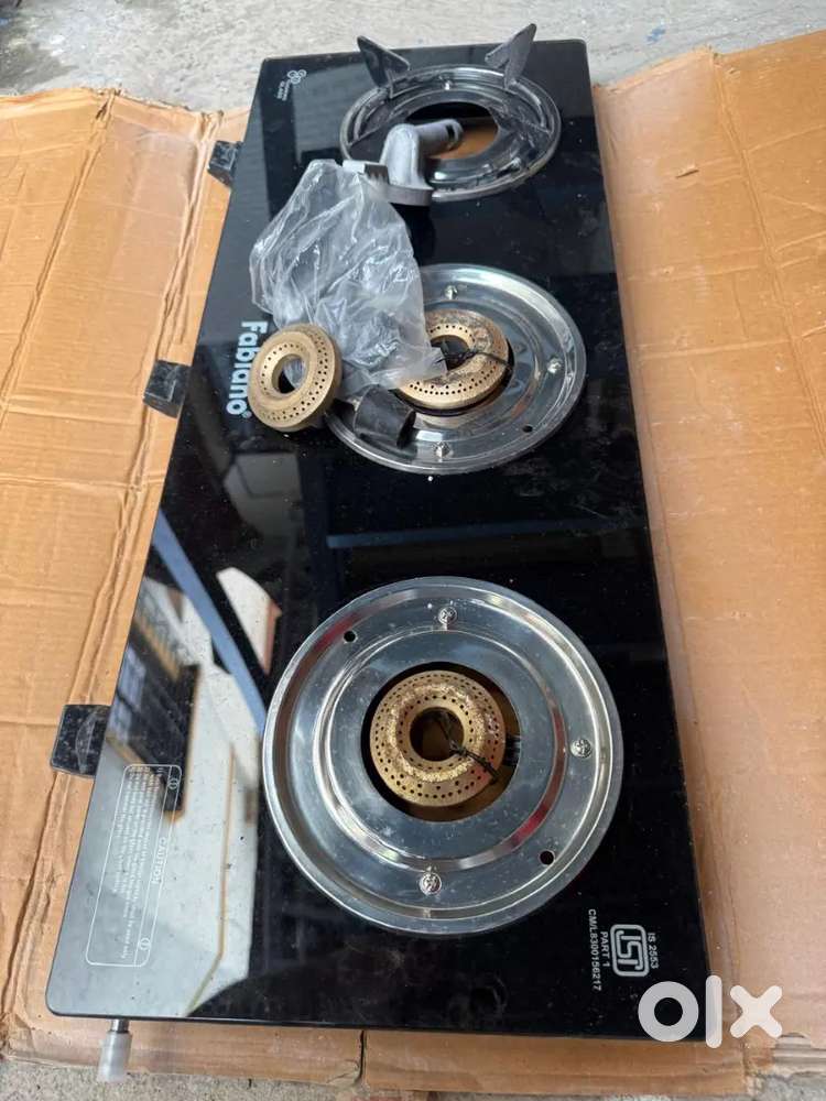 Cook top 3 burners