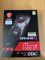 2and hand MSI Radeon RX 5500 XT GAMING X GDDR6 8GB TWIN FROZR 7 Gpu.