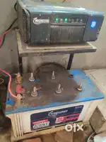 Microtek inverter and heavy battery