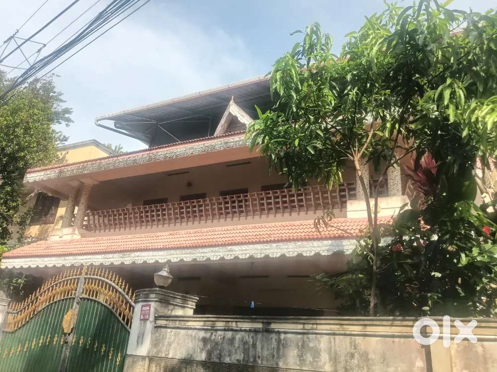 2 bhk semi - furnished first floor house for rent only family
