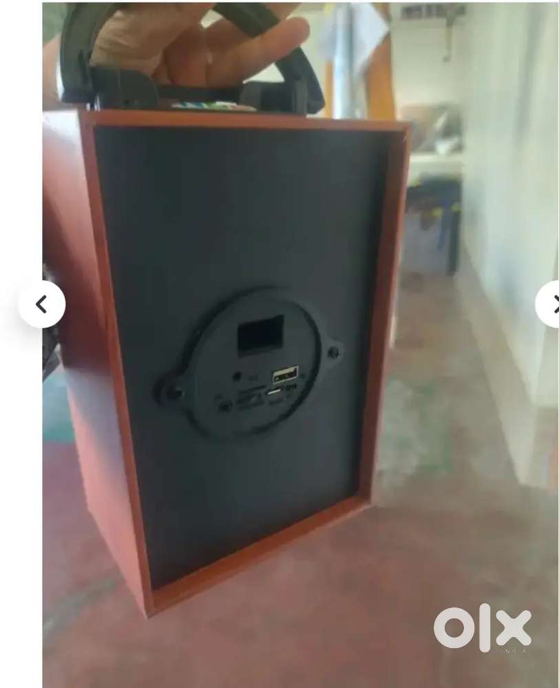 Ad  Wooden  Bluetooth  Speaker  With  Dolby  Sound  Effect  Speaker