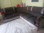 L shap corner sofa set