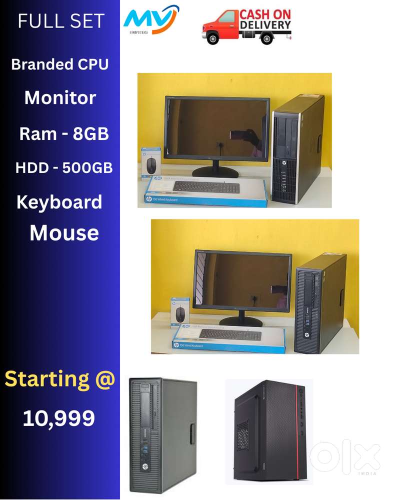 1 Year Warranty  Branded FULL SET  Desktop Laptop Sales & Service i3-i