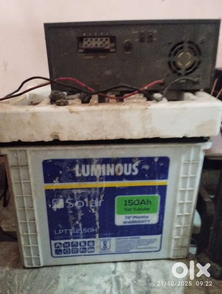Luminous battery plus inverter