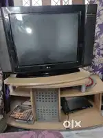 LG TV with multi utility stand