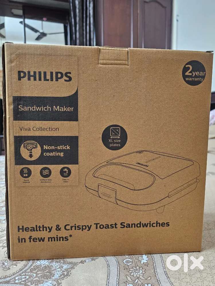 Brand new sealed Philips sandwitch maker XL