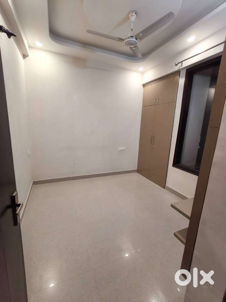 New 4bhk 3 washroom semi furnished flat gated society peermuchala