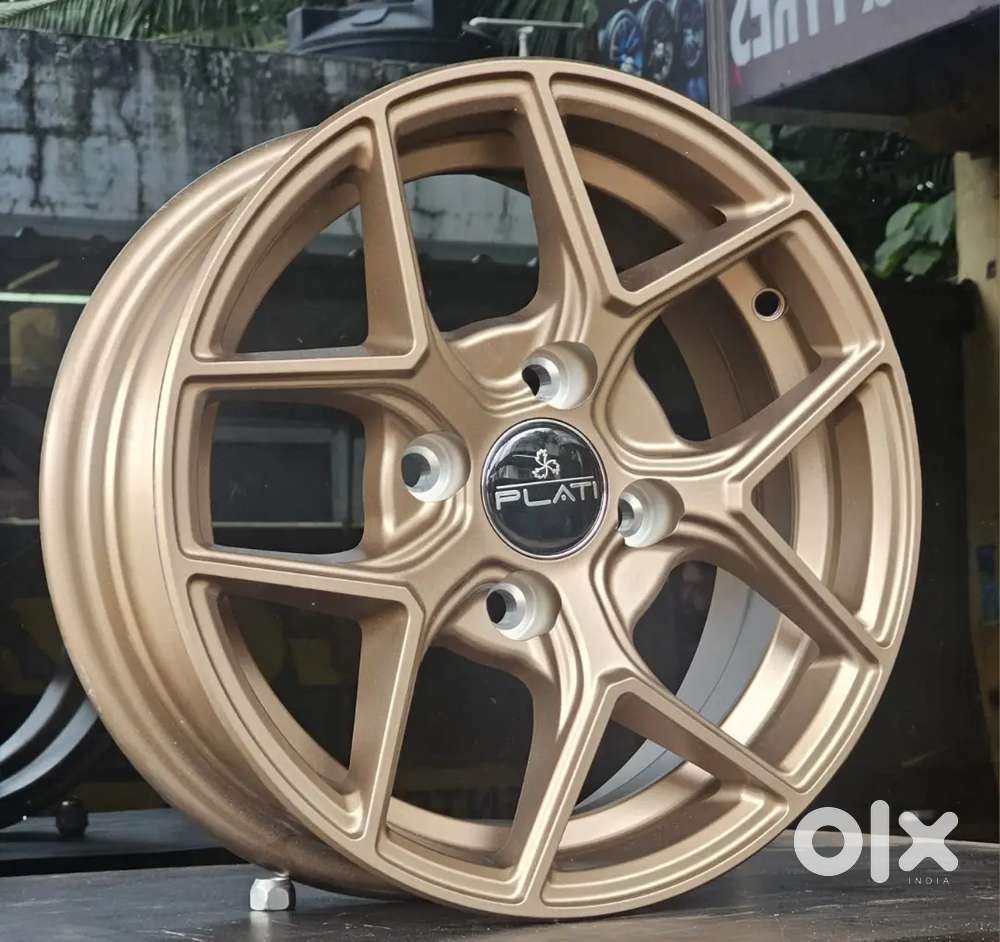 13 Inch 4 Hole 100 Pcd 5.5J Plati 4 Brand New Alloys For Sale