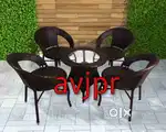 New plastic canning 4 seater Cafe furniture outdoor furniture