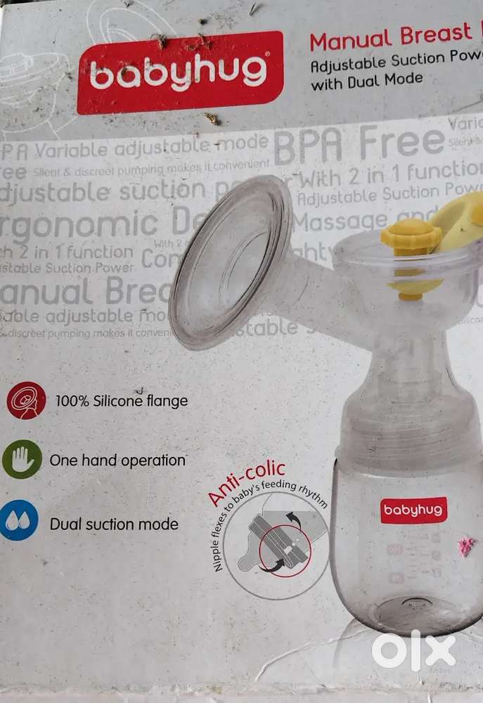 Manual breast pump